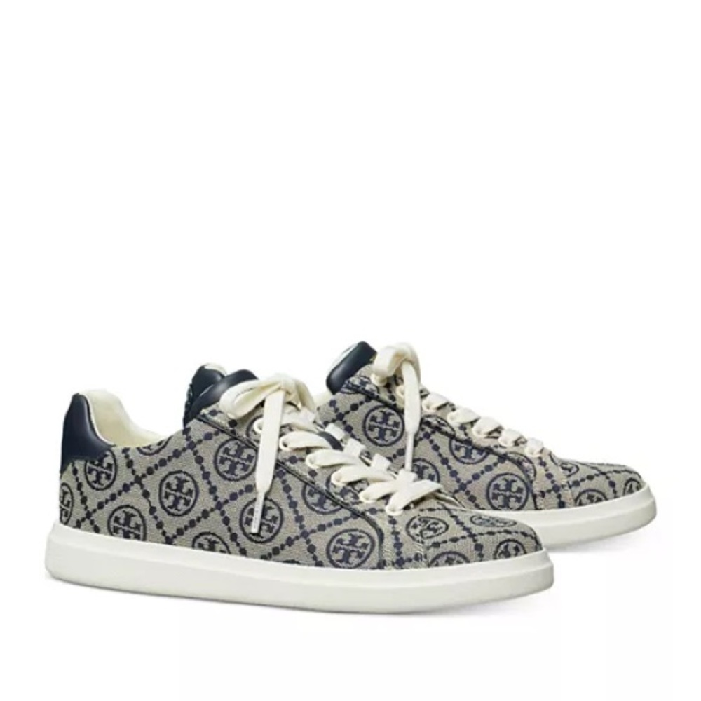 Tory Burch Women's Howell T Monogram Court Low Top Sneakers